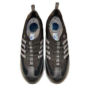 Dr. Scholl's Womens Natural Sport Shoes 7.5 M Black Massaging Gel Insole Comfort